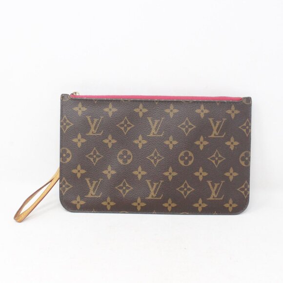 Louis Vuitton #898BHV Monogram Canvas Neverfull Pouch - Picture 1 of 7